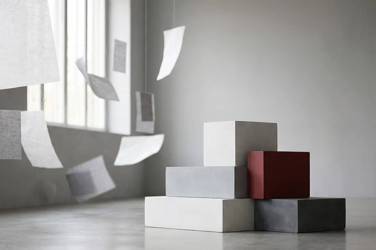 Owning the platform represented by a solid architectural structure contrasted with drifting elements