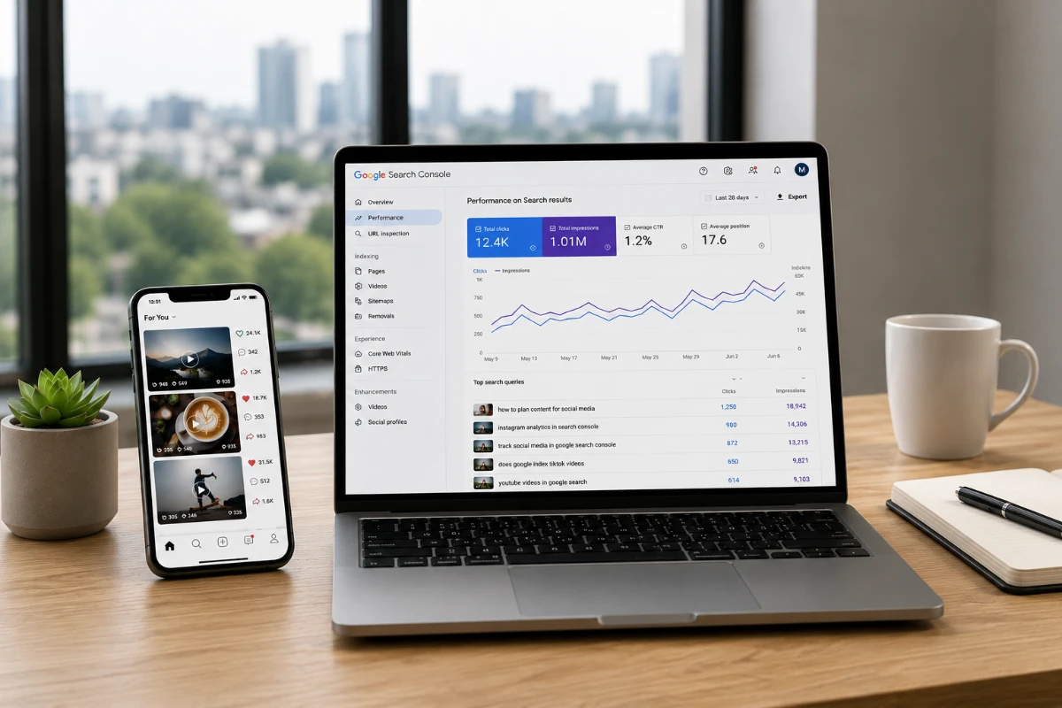 Track social media in Google Search Console
